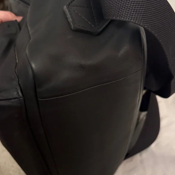 Longchamp Black Men's Compact Everyday Backpack